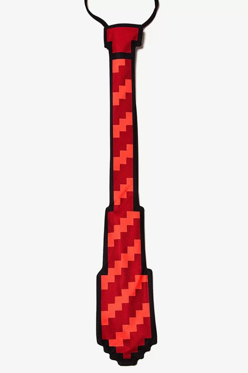 Ties 8 Bit Red Tie Clearance