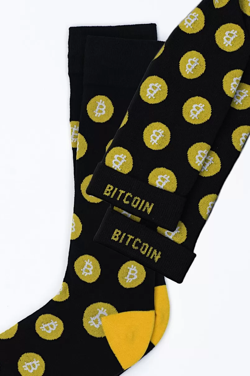 Ties Bitcoin Black Sock Sale