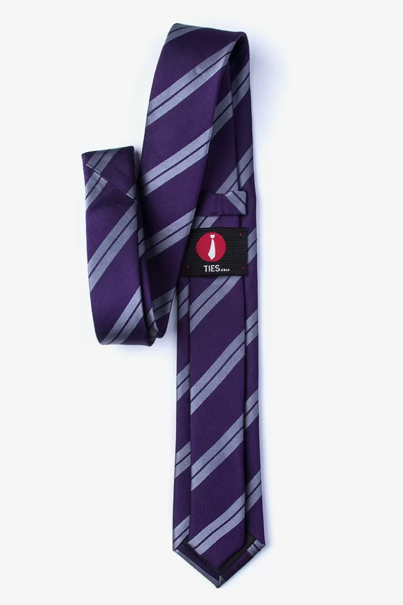 Ties Blackwater Dark Purple Skinny Tie DarkPurple Flash Sale