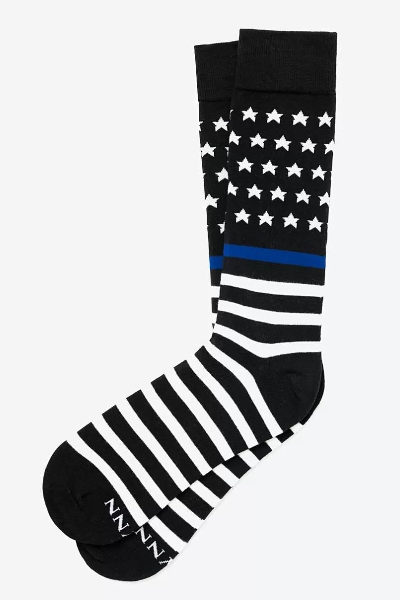 Ties Blue Lives Matter Black Sock Best Sale