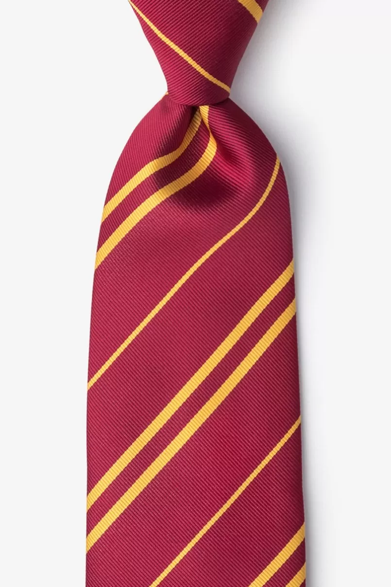 Ties Boarding School Burgundy Tie Store