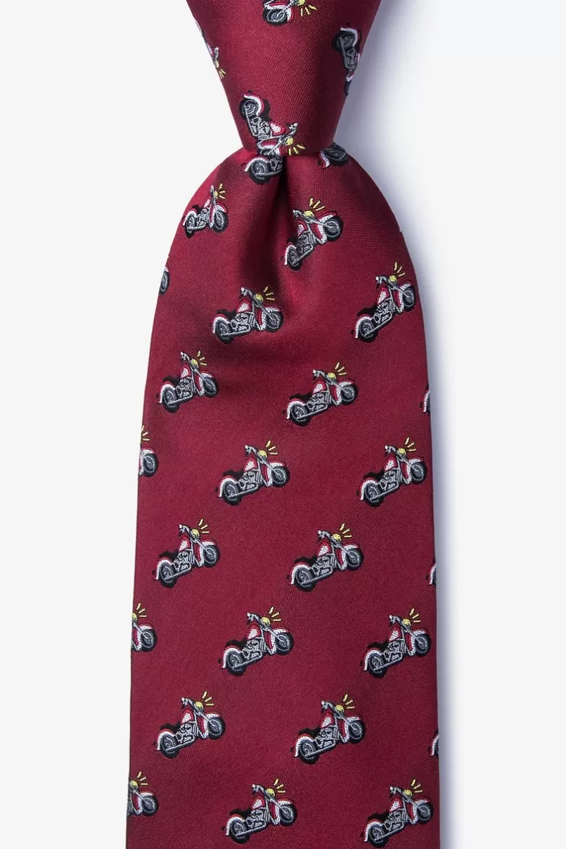 Ties Born to Ride Tie Red Store