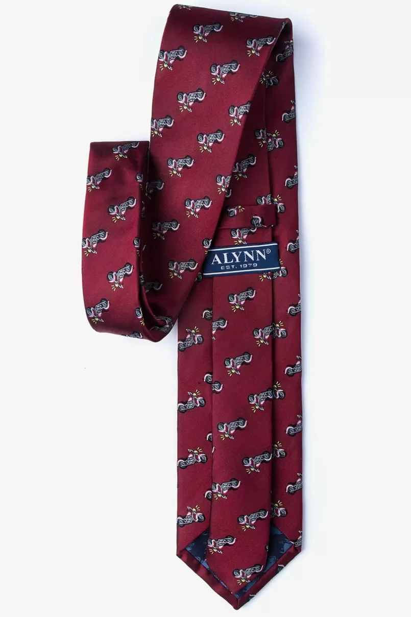 Ties Born to Ride Tie Red Store