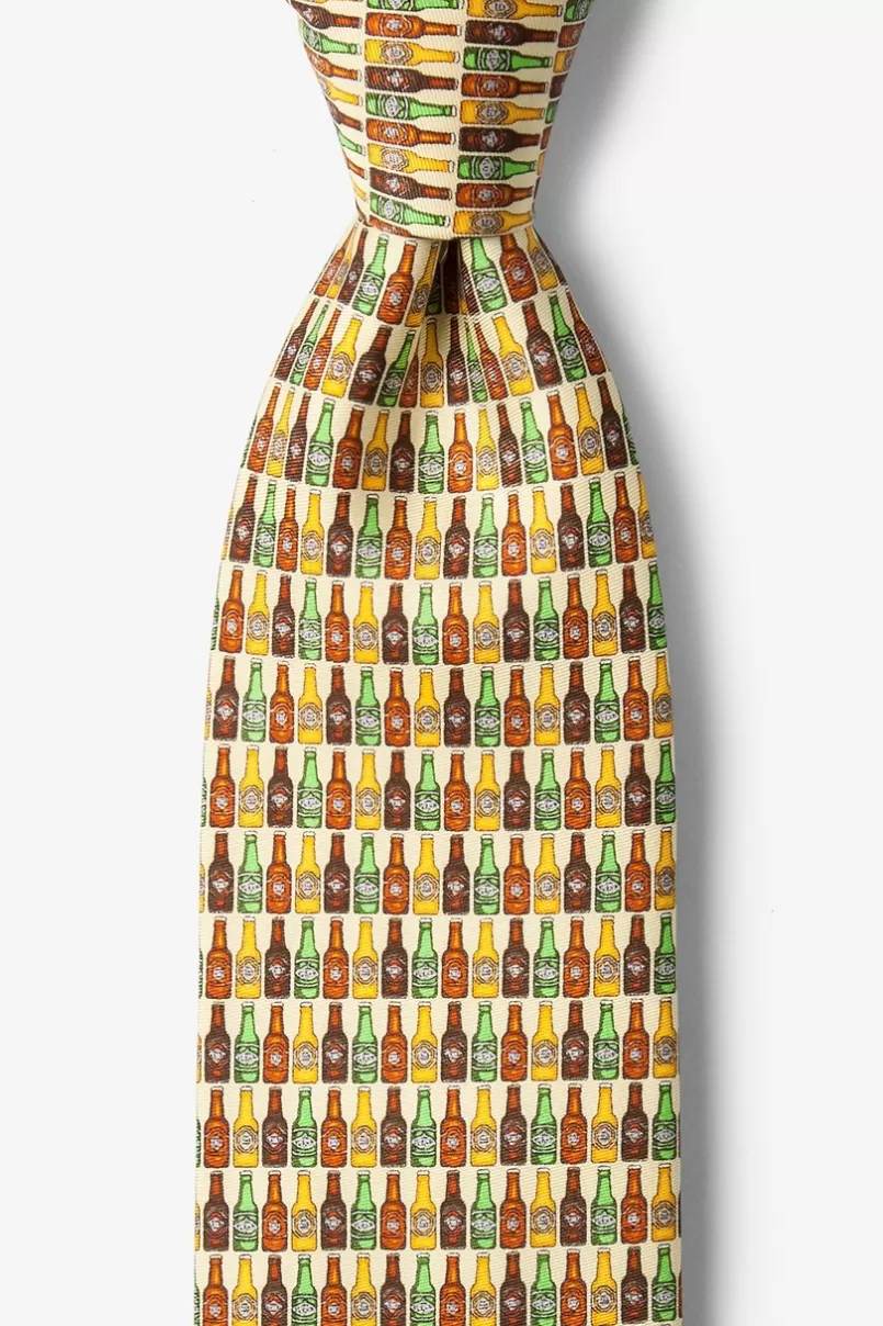 Ties 99 Bottles Tie Yellow Cheap