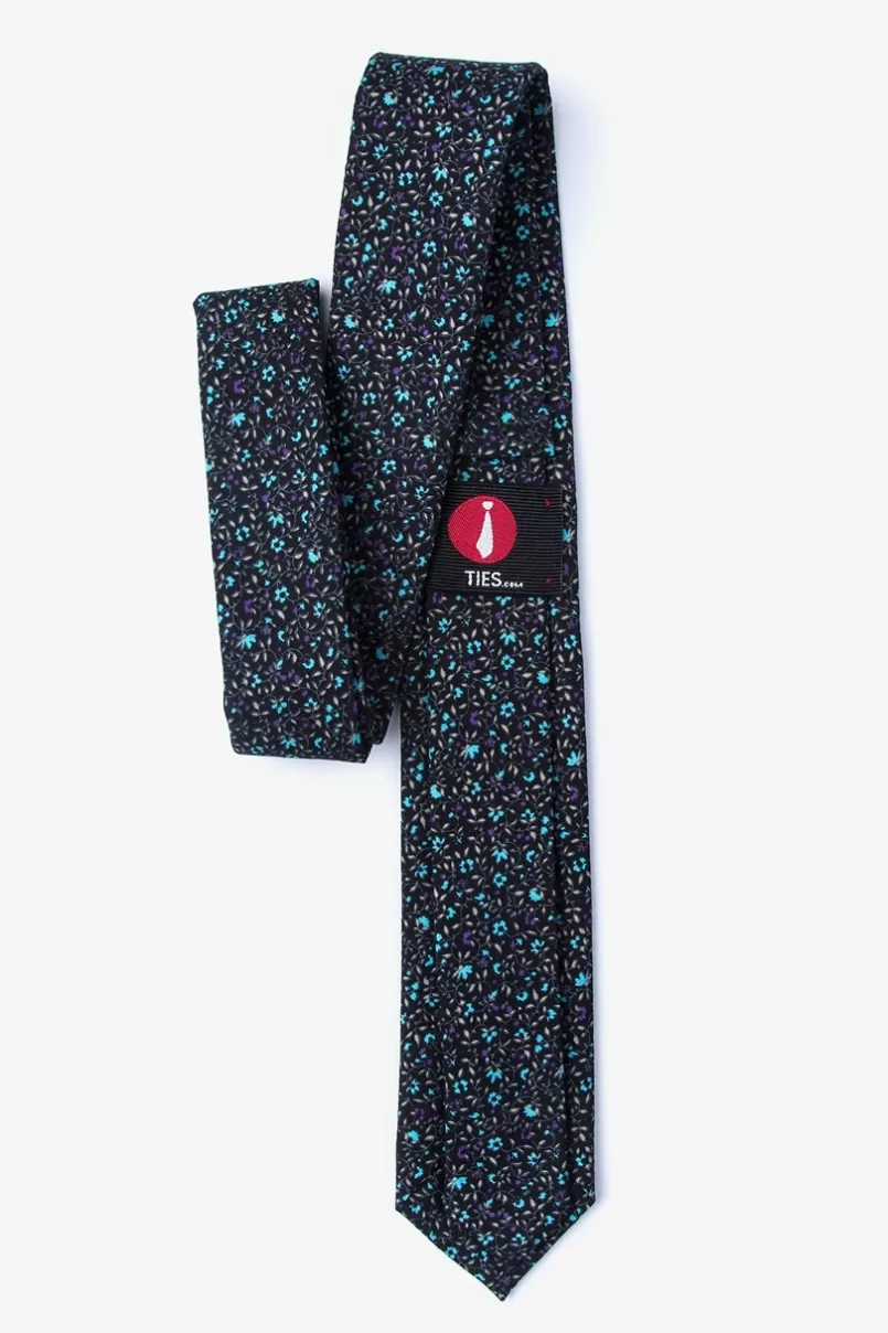 Ties Boyce Black Skinny Tie Clearance