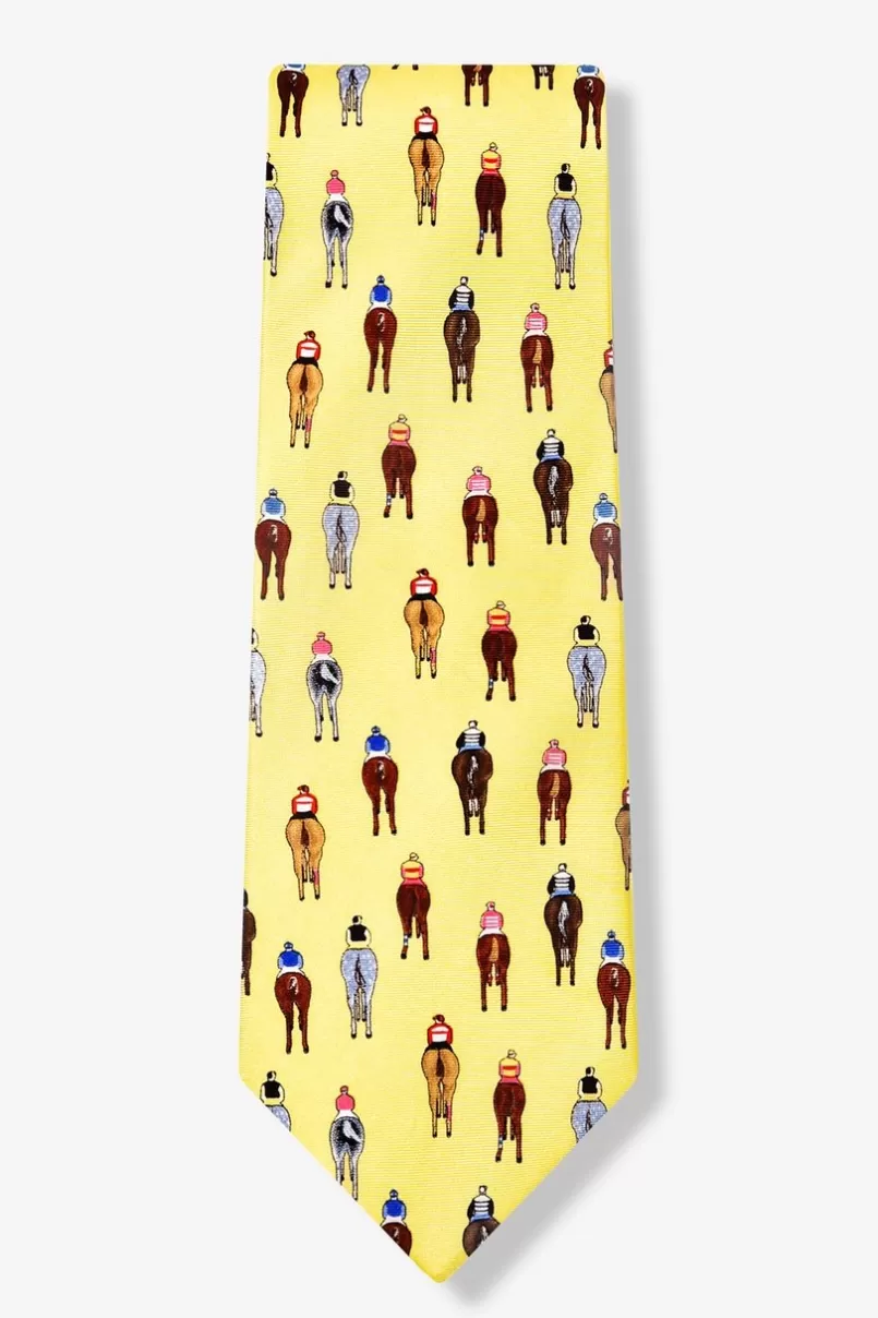 Ties Bringing Up the Rear Yellow Tie Store