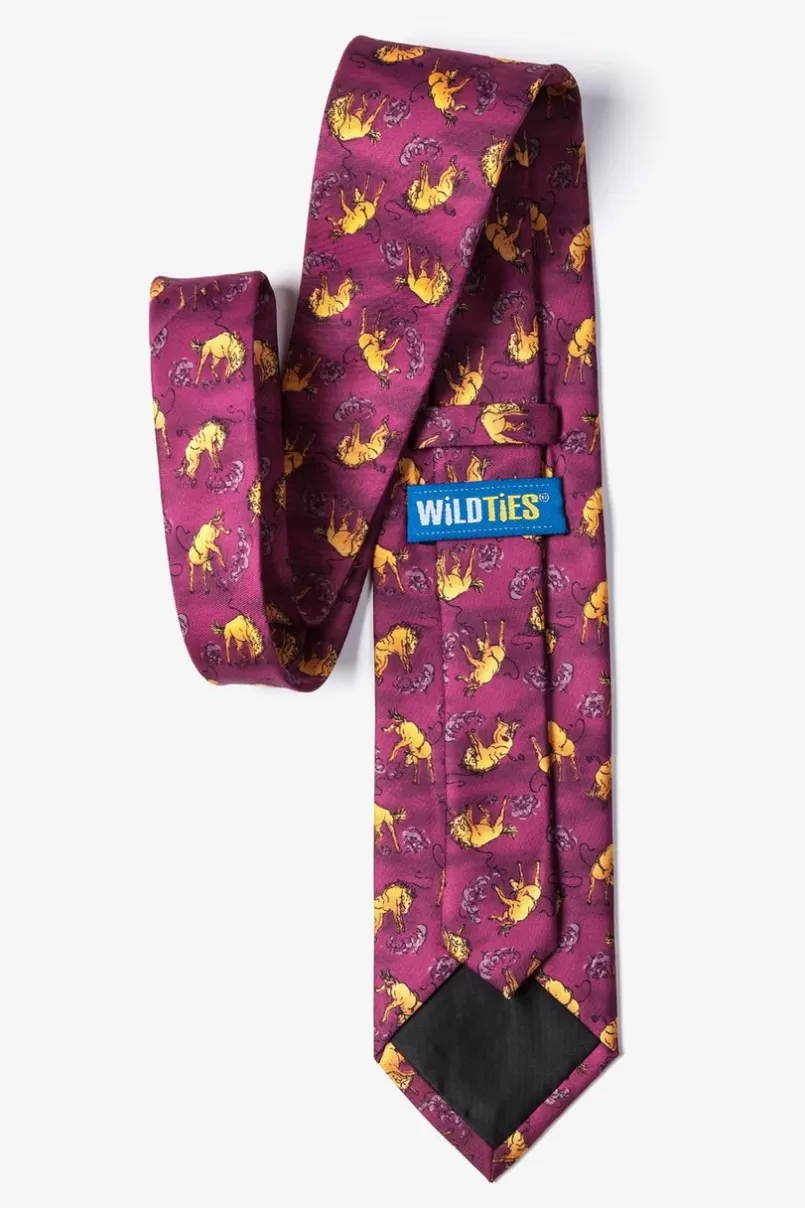 Ties Bronco Purple Tie Store