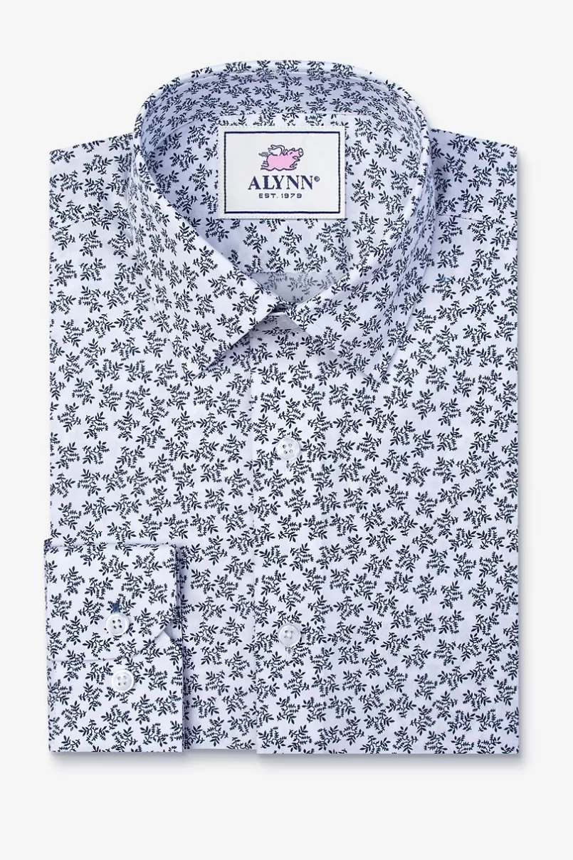 Ties Brooks Floral Casual Shirt White Outlet