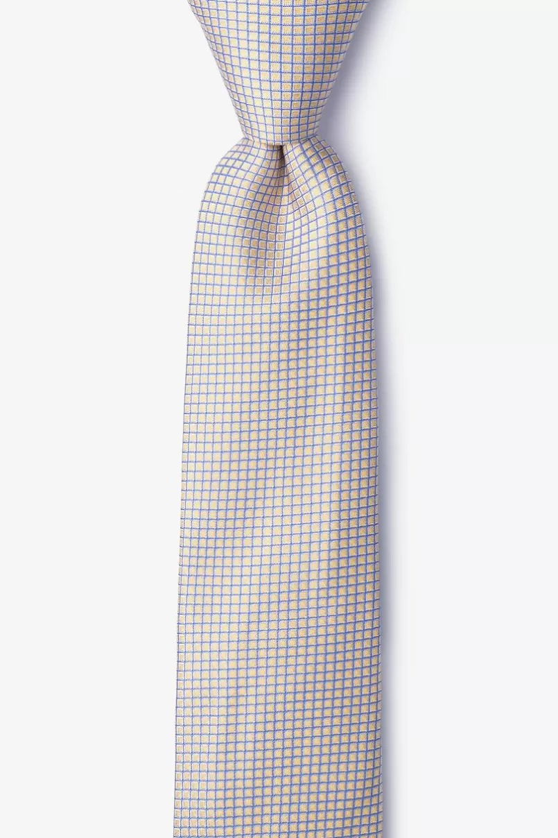 Ties Buck Skinny Tie Yellow Discount