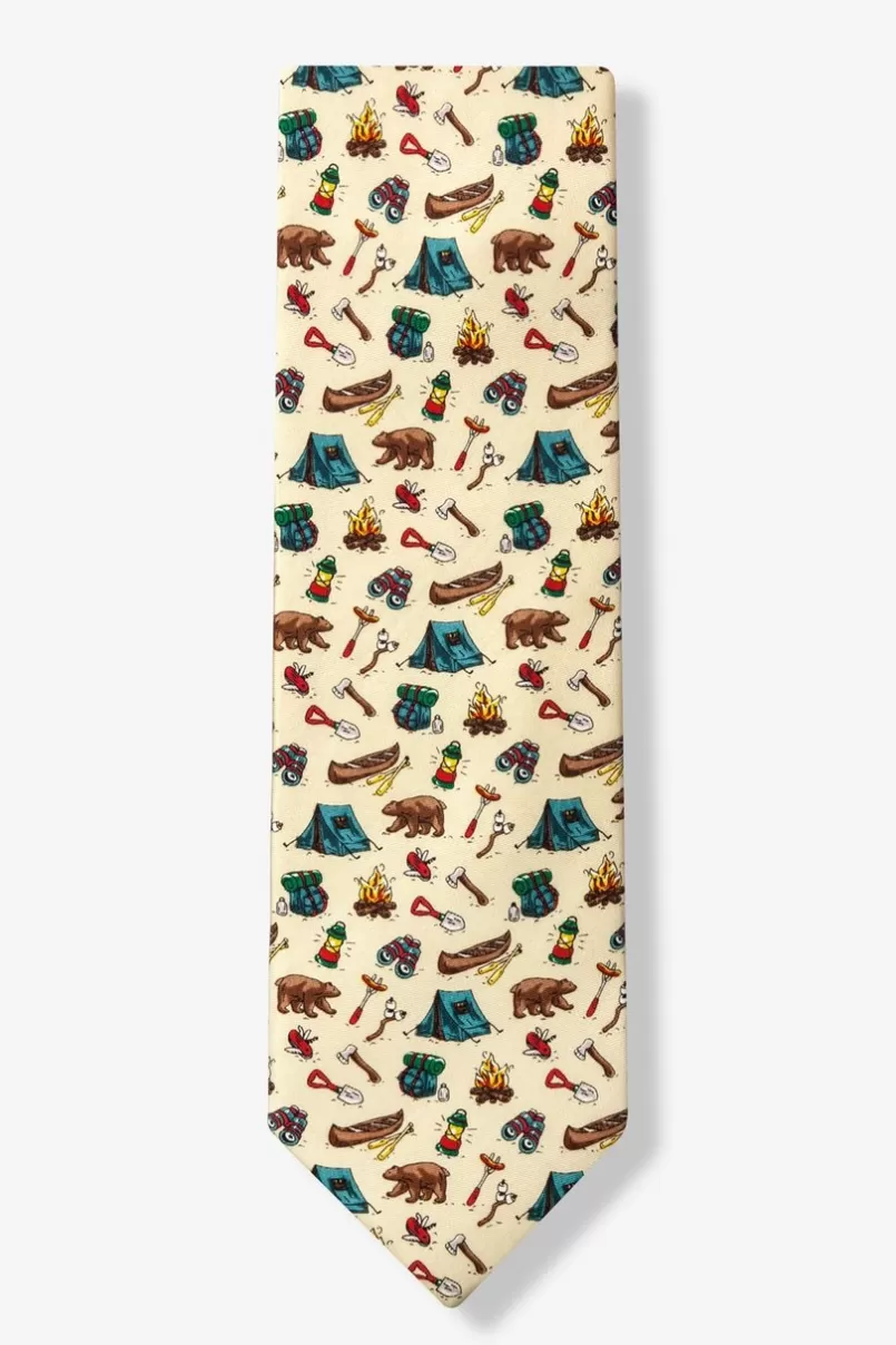 Ties Camping is In-tents Beige Tie Sale