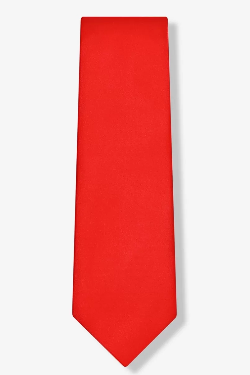 Ties Candy Apple Red Extra Long Tie CandyAppleRed Best Sale