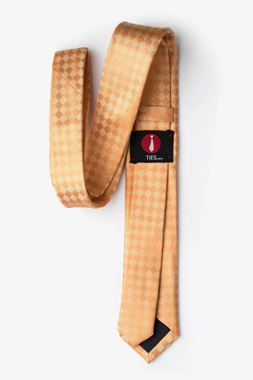 Ties Cape Cod Orange Skinny Tie Hot