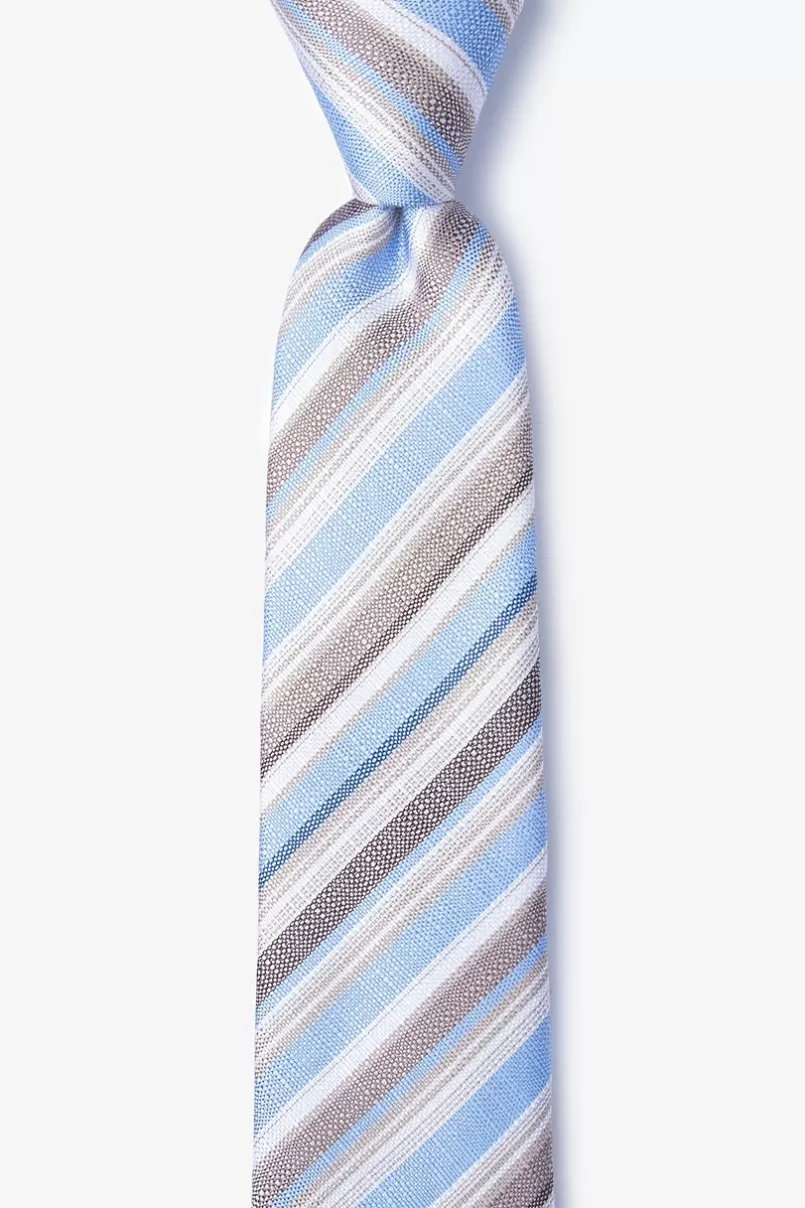 Ties Carn Skinny Tie Blue Fashion