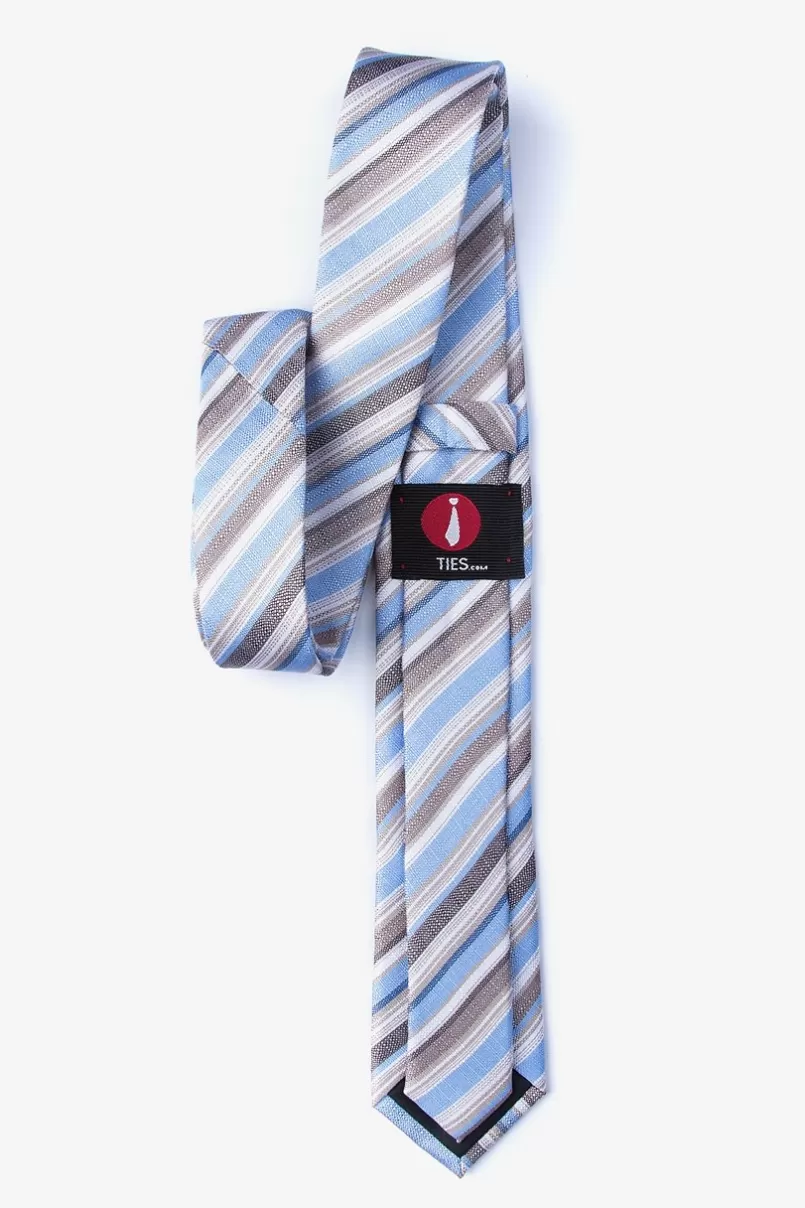 Ties Carn Skinny Tie Blue Fashion