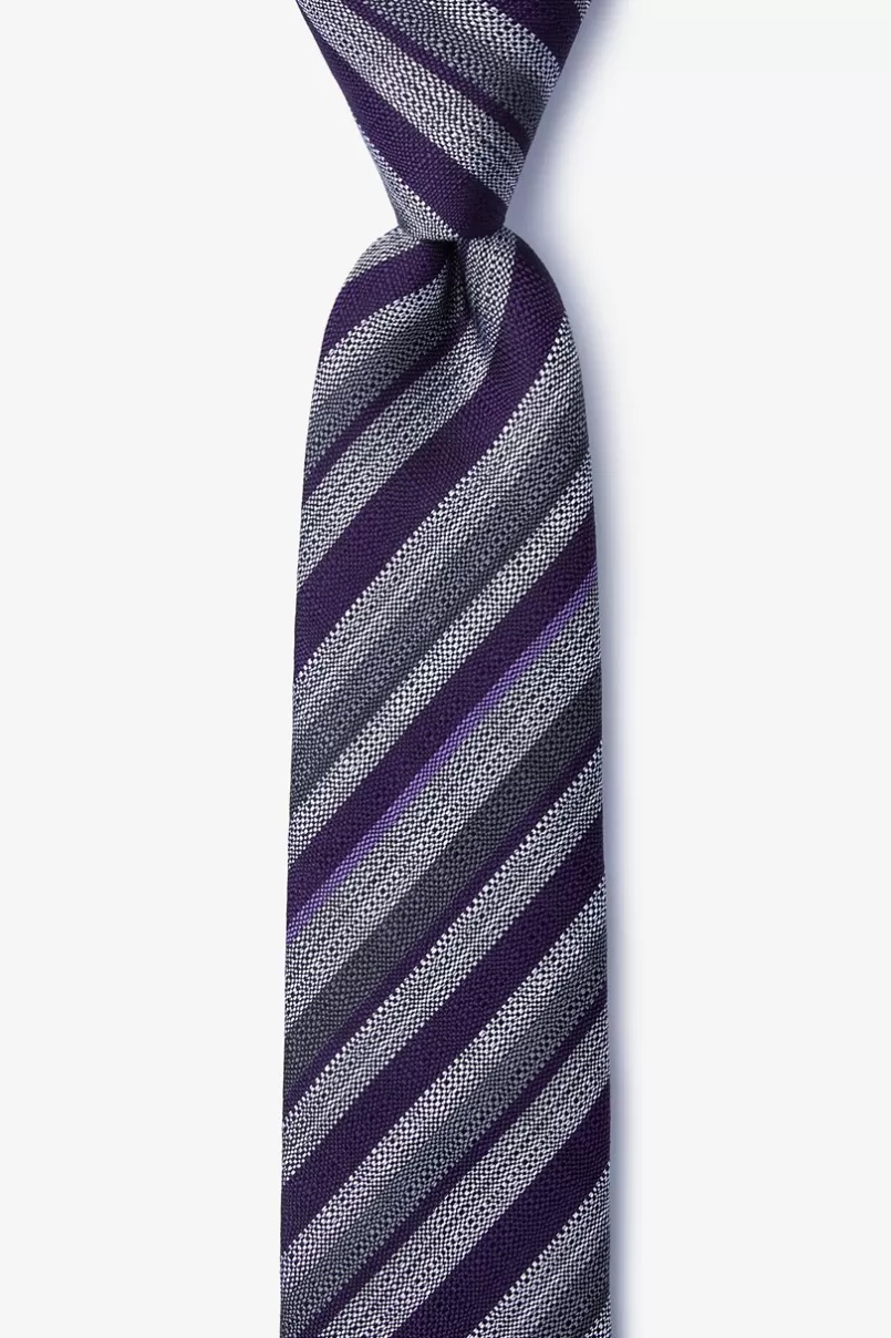 Ties Carn Skinny Tie Purple Best