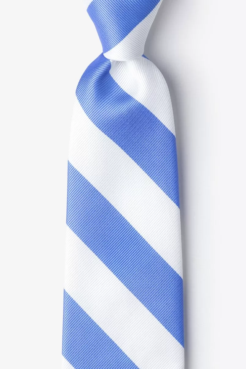 Ties Carolina Blue & White Stripe Light Blue Tie LightBlue&White Flash Sale