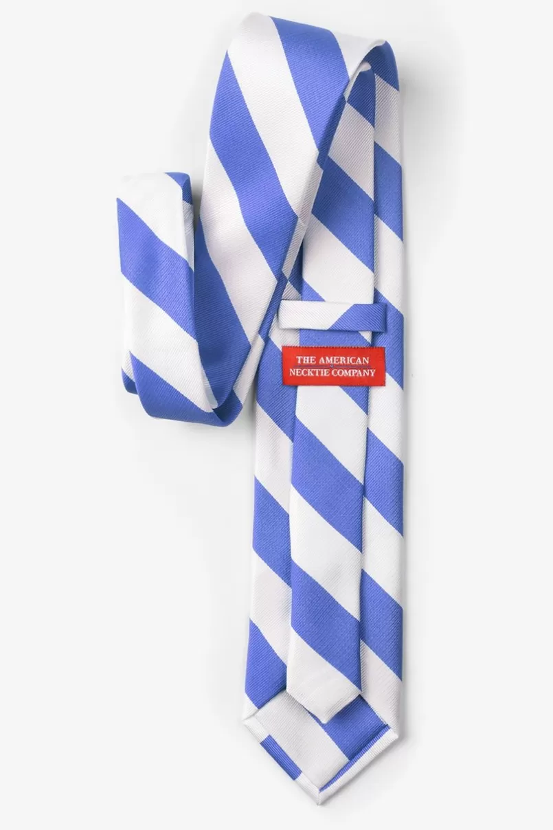 Ties Carolina Blue & White Stripe Light Blue Tie LightBlue&White Flash Sale