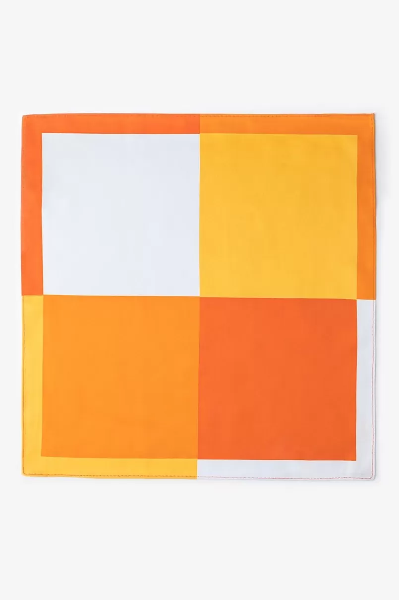 Ties Cary Pocket Square Orange Cheap