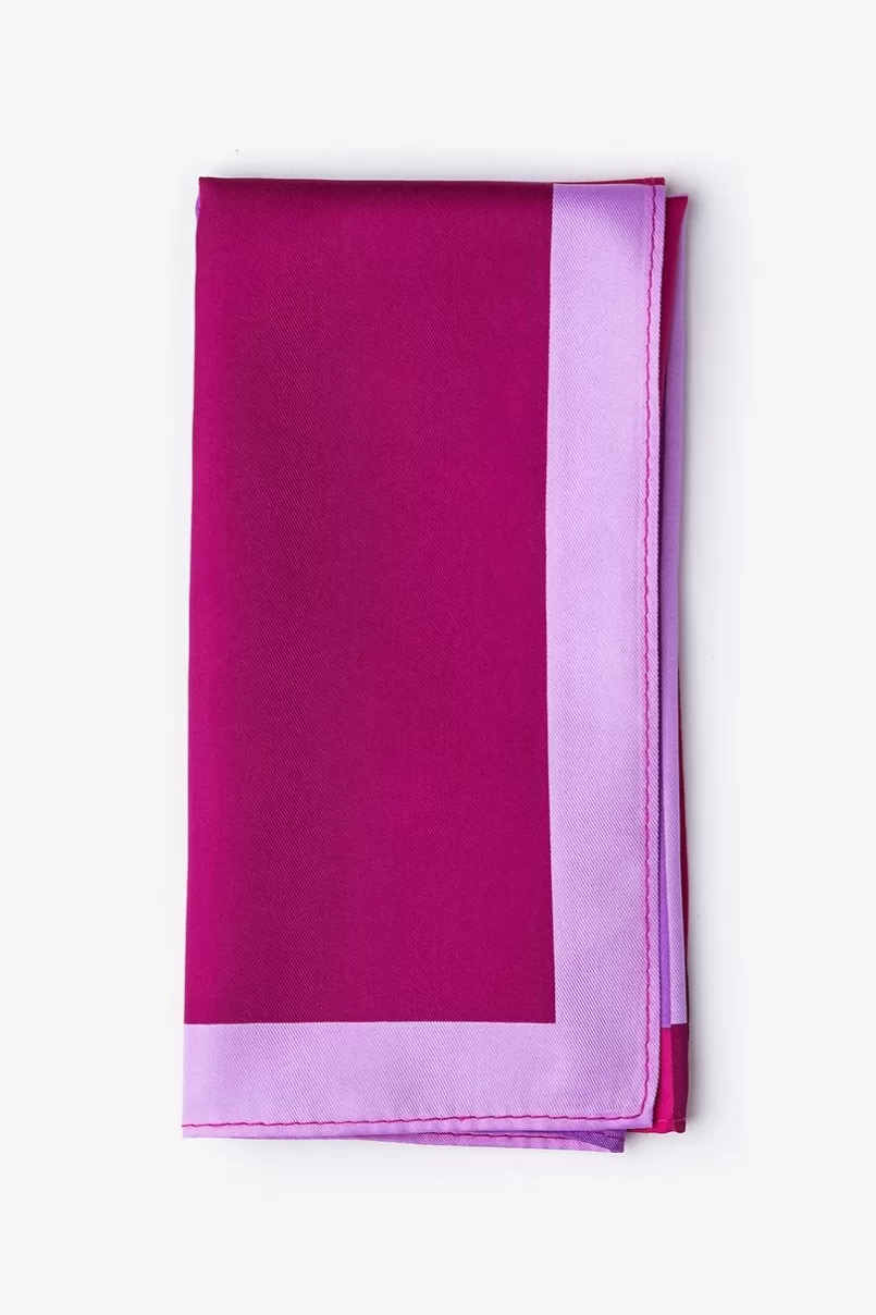 Ties Cary Pocket Square Pink Clearance