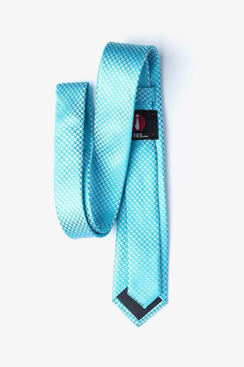 Ties Cebu Turquoise Skinny Tie New