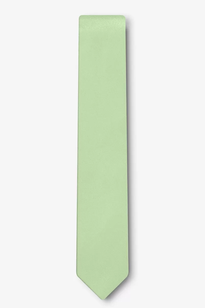 Ties Green Skinny Tie Celadon Clearance