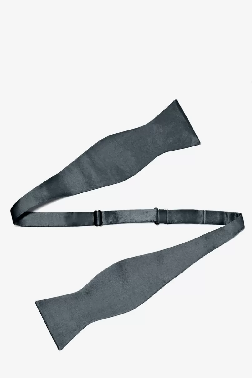 Ties Self-Tie Bow Tie Charcoal New