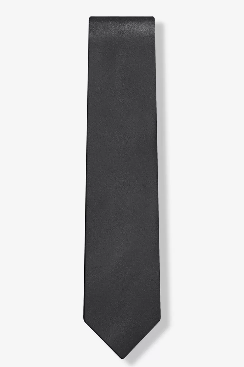 Ties Skinny Tie Charcoal Flash Sale