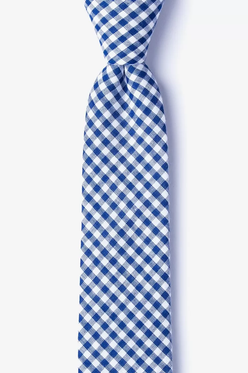 Ties Chardon Navy Blue Skinny Tie NavyBlue Online