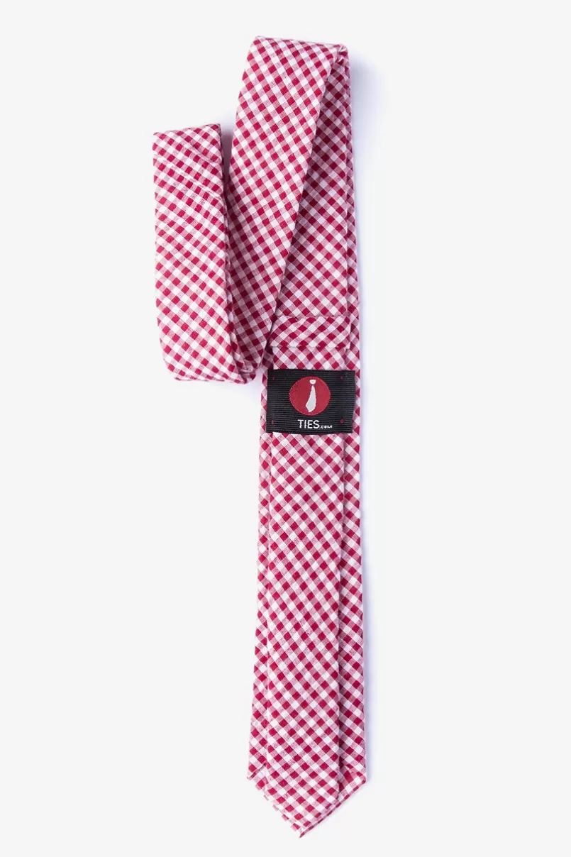 Ties Chardon Skinny Tie Red Hot