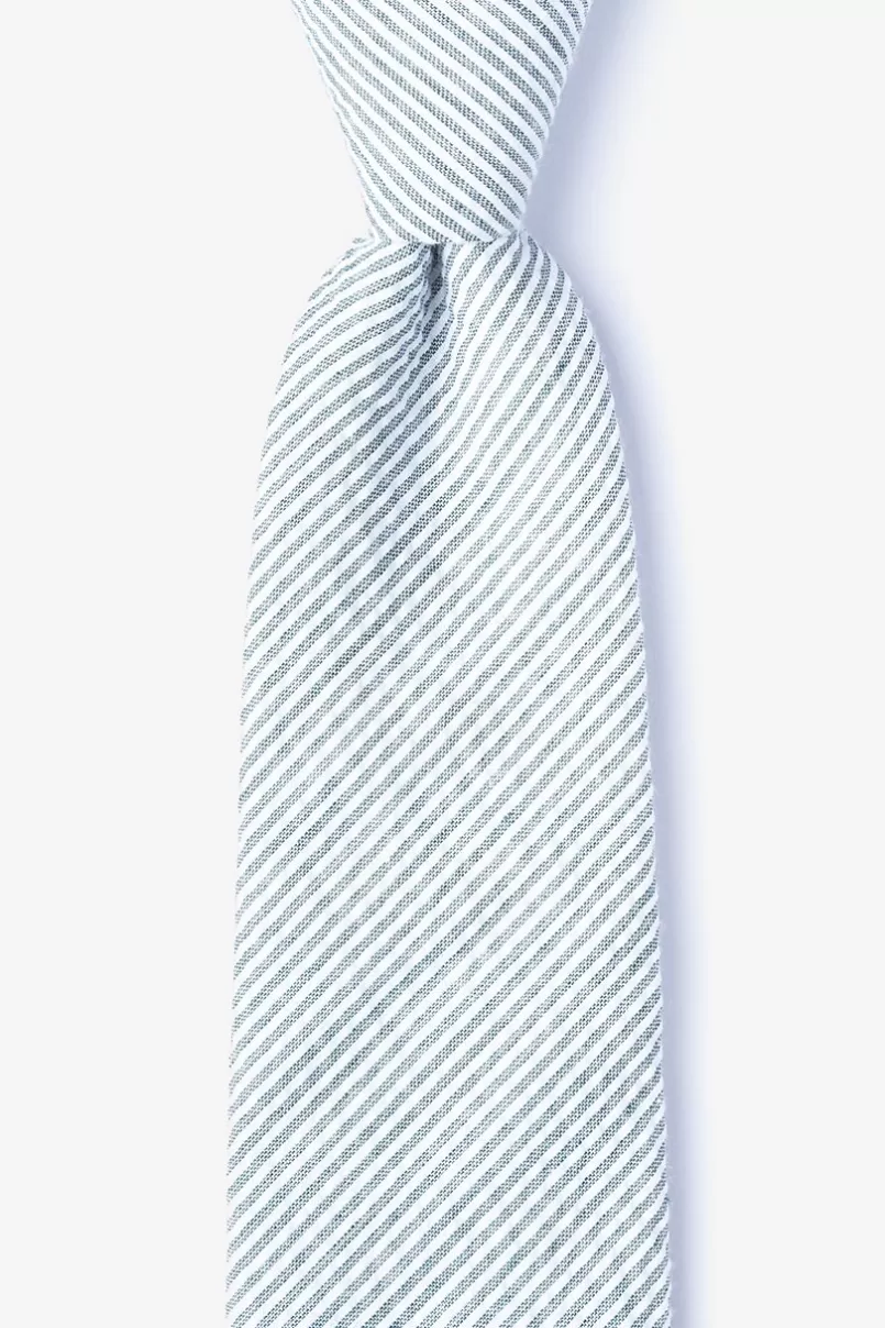 Ties Cheviot Tie Gray Clearance