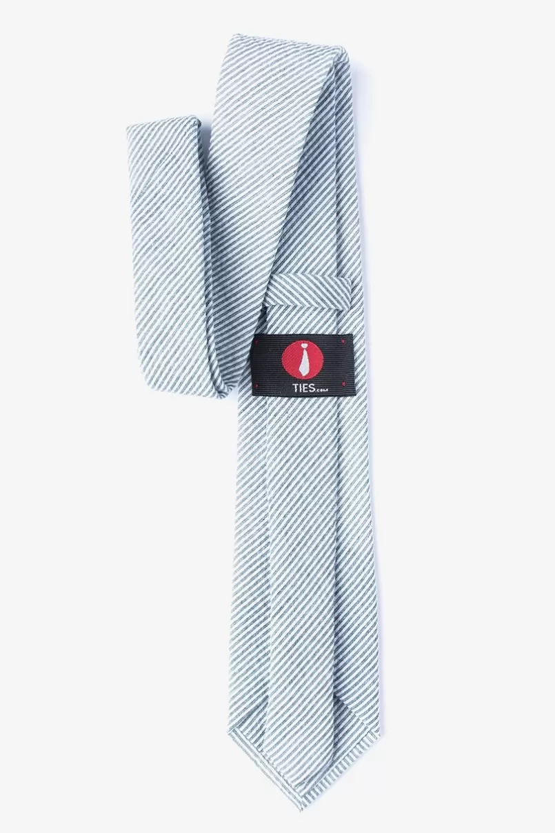 Ties Cheviot Tie Gray Clearance