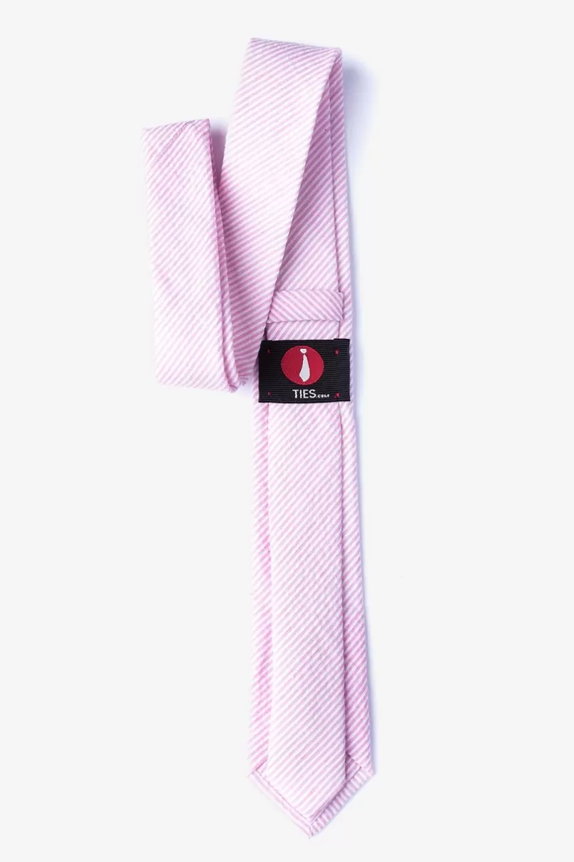 Ties Cheviot Skinny Tie Pink Fashion