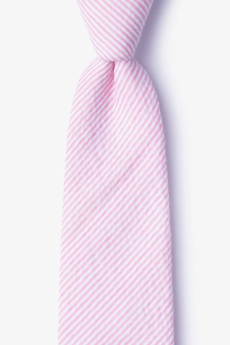 Ties Cheviot Tie Pink Fashion