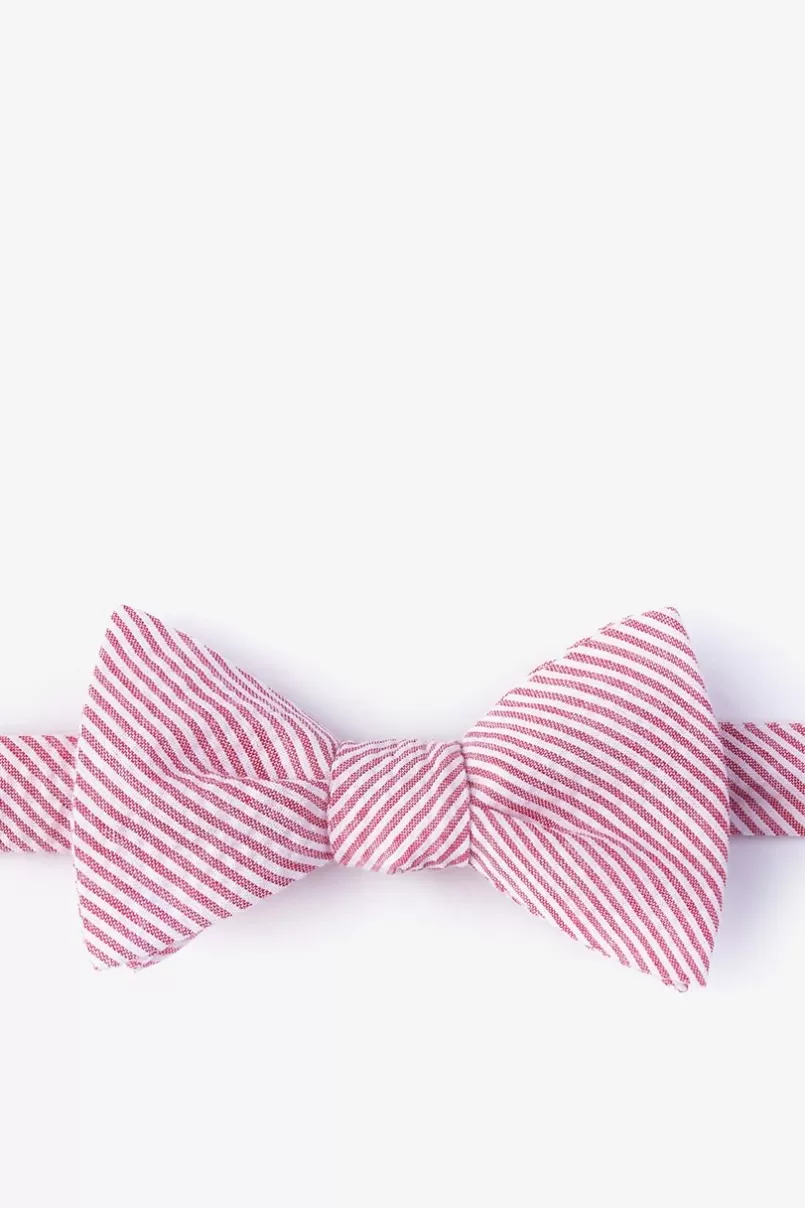 Ties Cheviot Red Self-Tie Bow Tie New