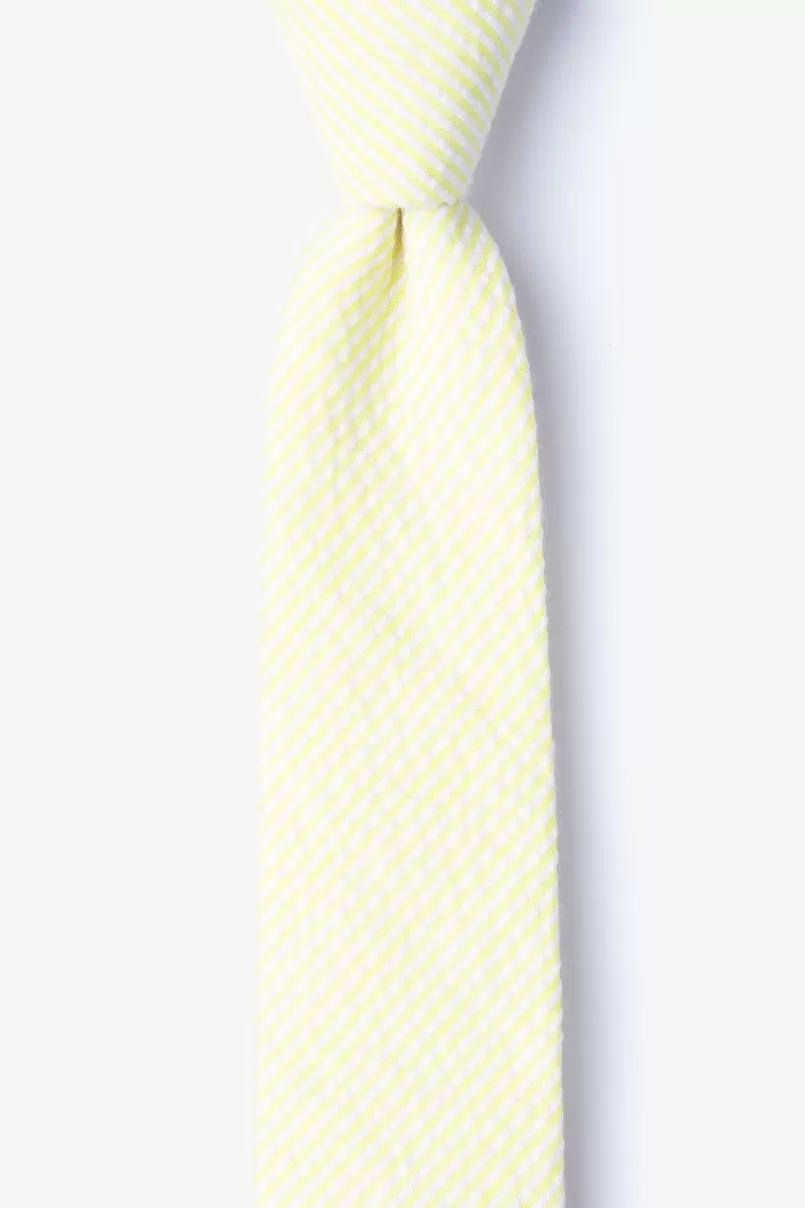 Ties Cheviot Skinny Tie Yellow Cheap