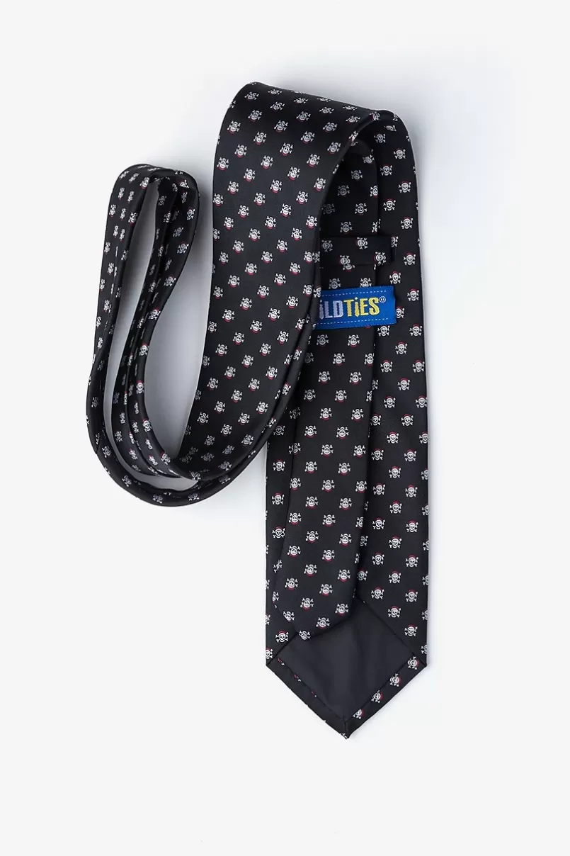 Ties Christmas Skulls Extra Long Tie Black Discount