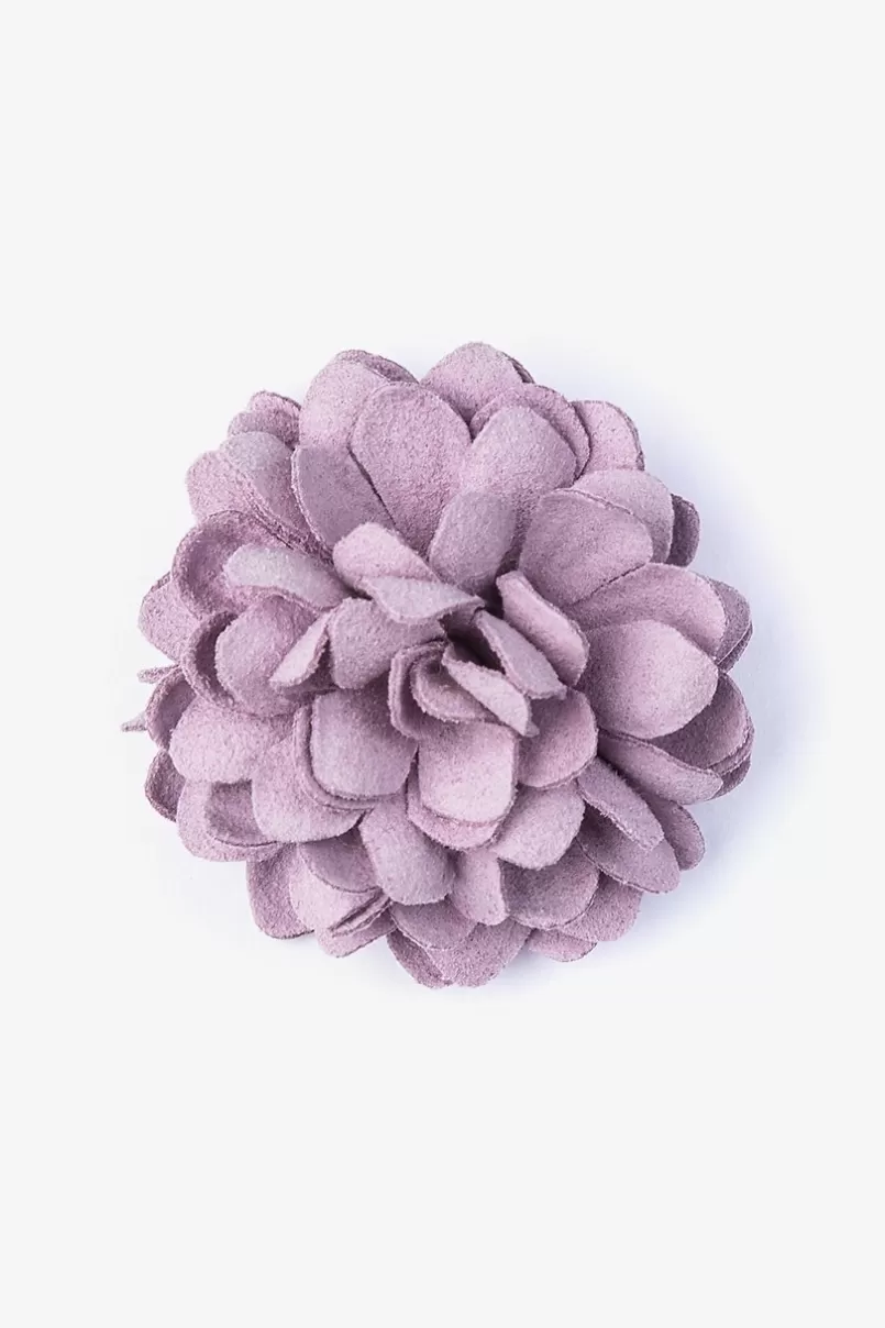 Ties Chrysanthemum Lapel Pin Purple Best