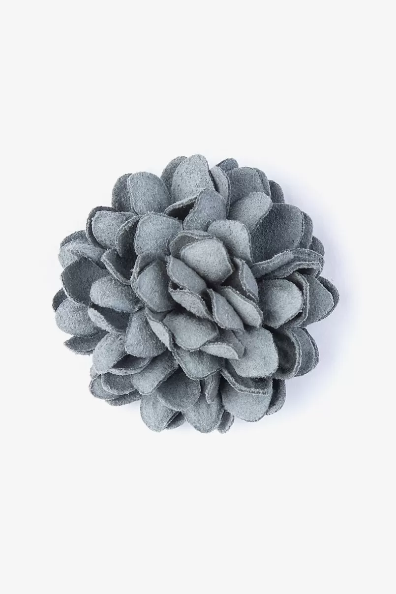 Ties Chrysanthemum Lapel Pin Slate Store