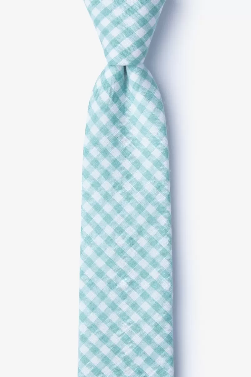 Ties Clayton Mineral Blue Skinny Tie MineralBlue Online