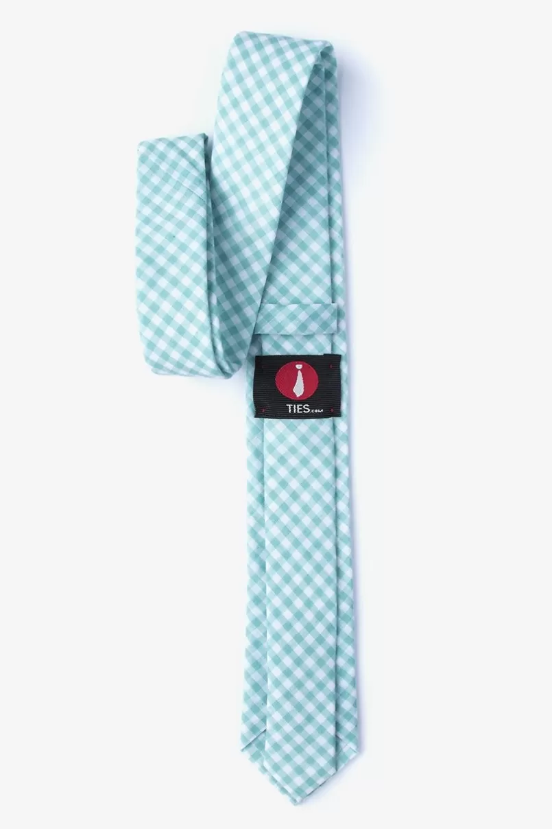 Ties Clayton Mineral Blue Skinny Tie MineralBlue Online