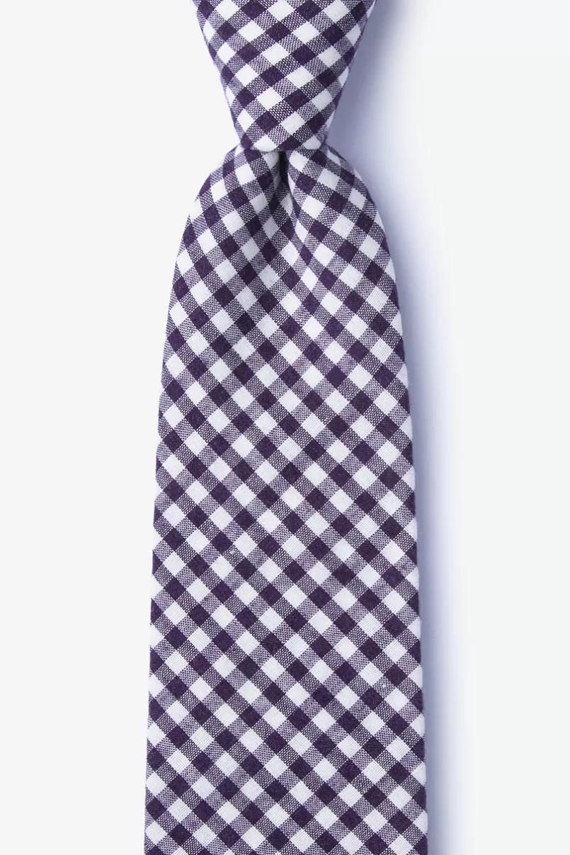 Ties Clayton Extra Long Tie Purple Store