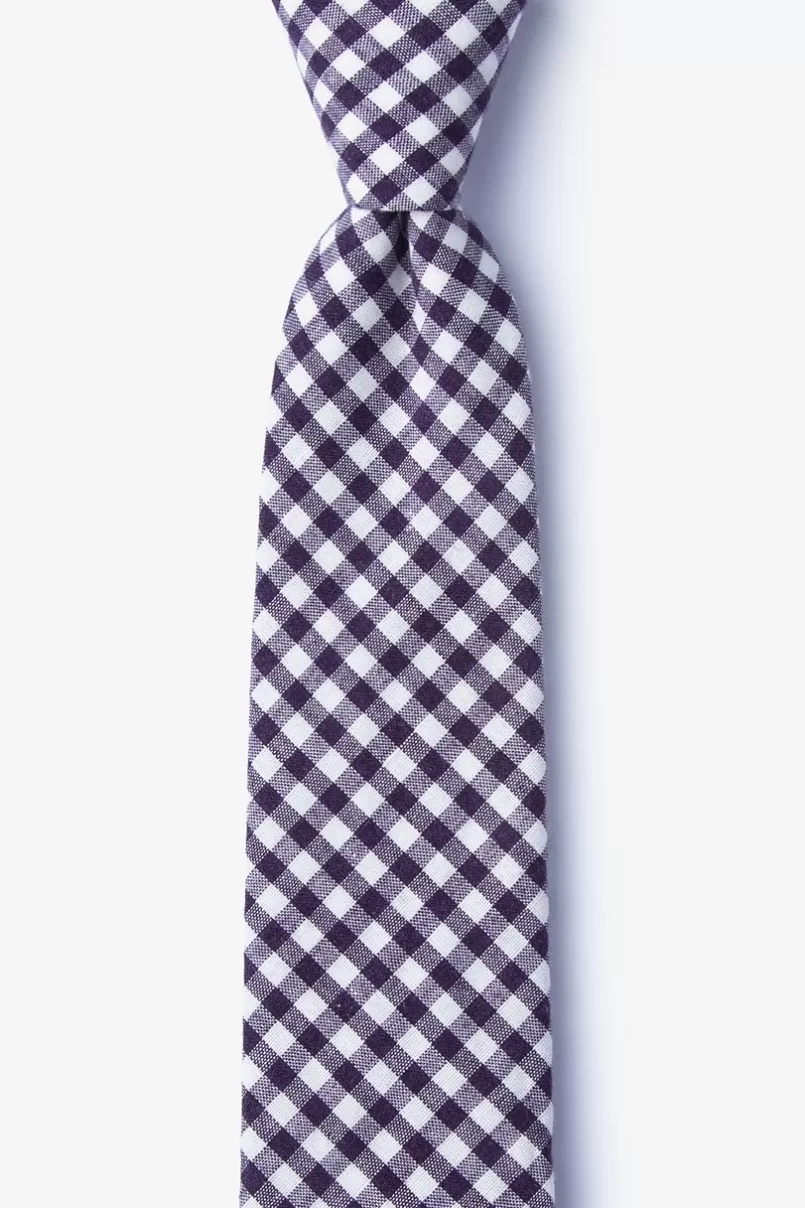 Ties Clayton Skinny Tie Purple Best