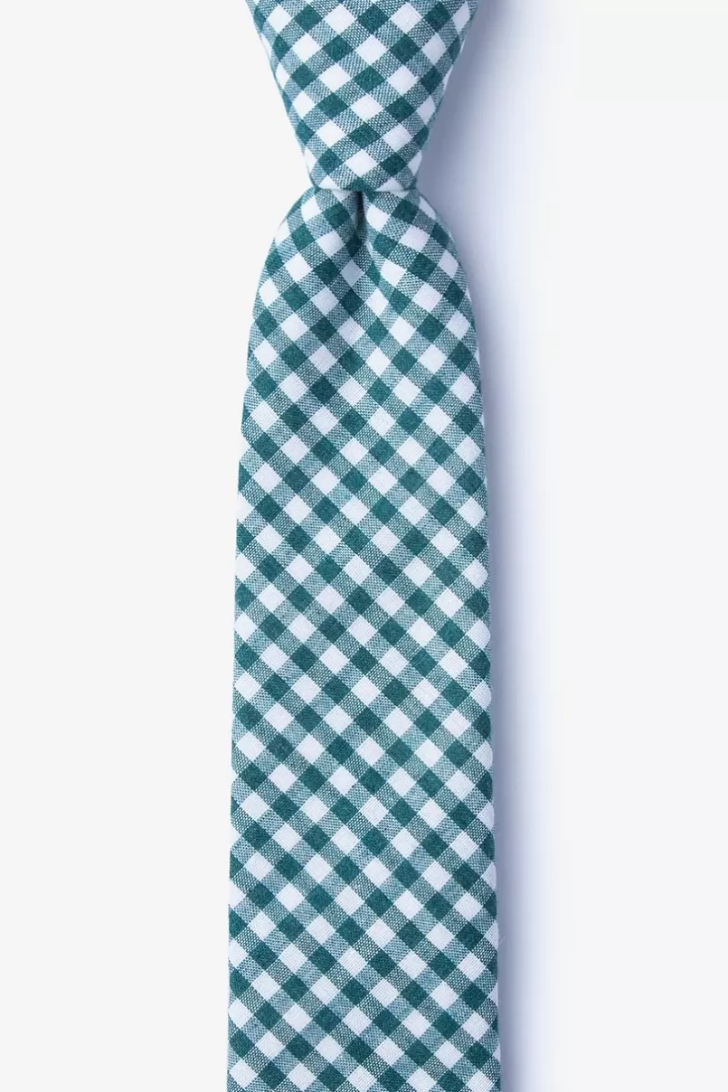 Ties Clayton Skinny Tie Teal Fashion