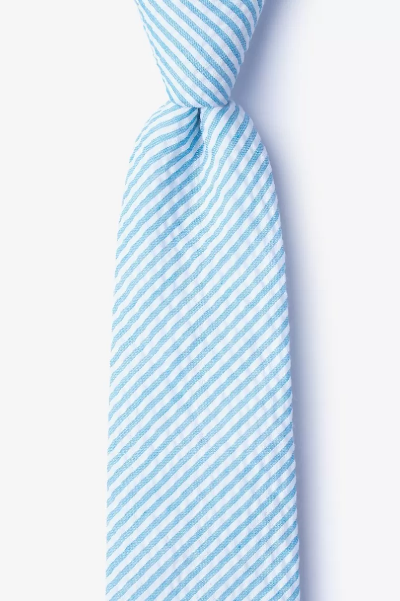 Ties Clyde Extra Long Tie Blue Fashion