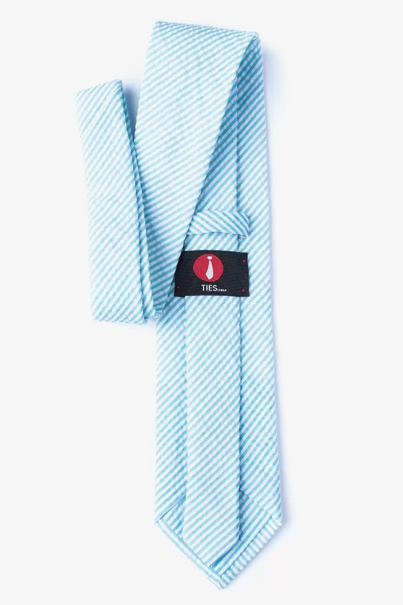 Ties Clyde Extra Long Tie Blue Fashion