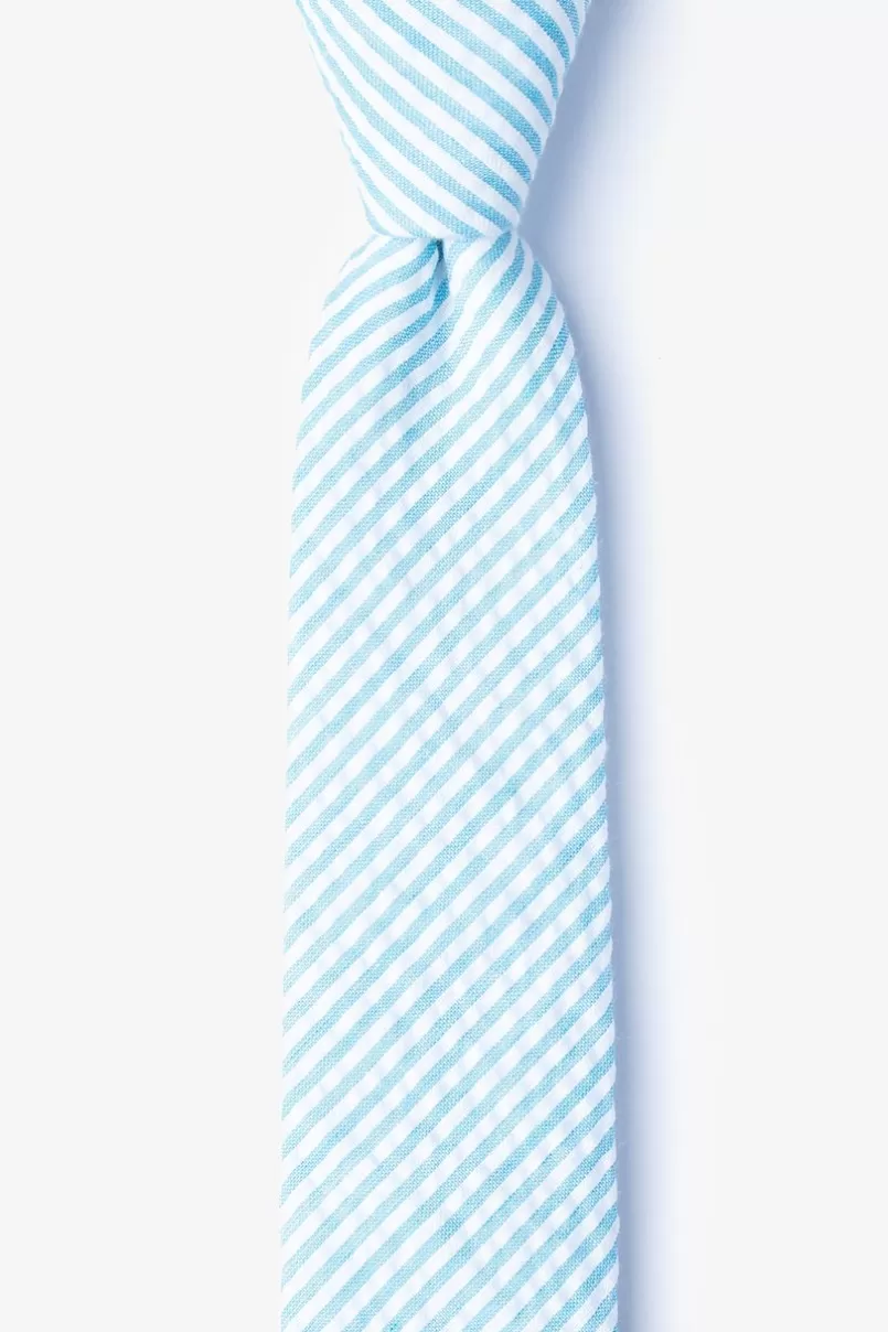 Ties Clyde Skinny Tie Blue Discount