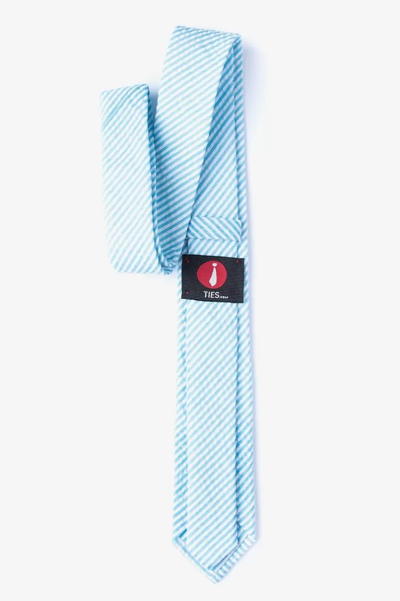 Ties Clyde Skinny Tie Blue Discount