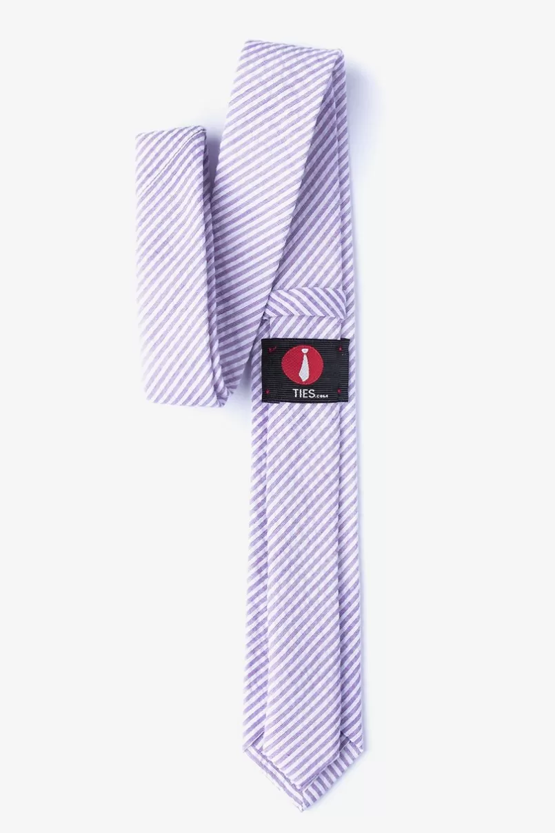 Ties Clyde Skinny Tie Purple Cheap