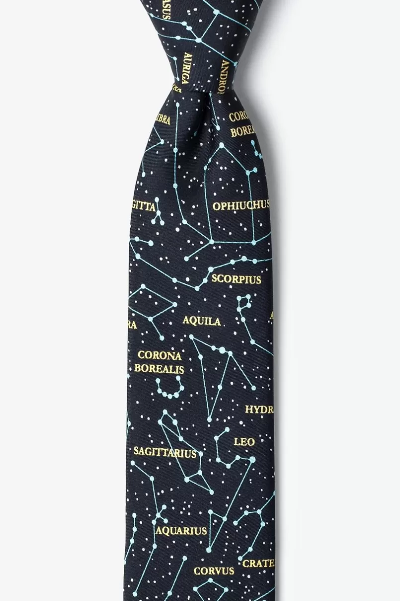 Ties Connect the Dots Black Skinny Tie Outlet