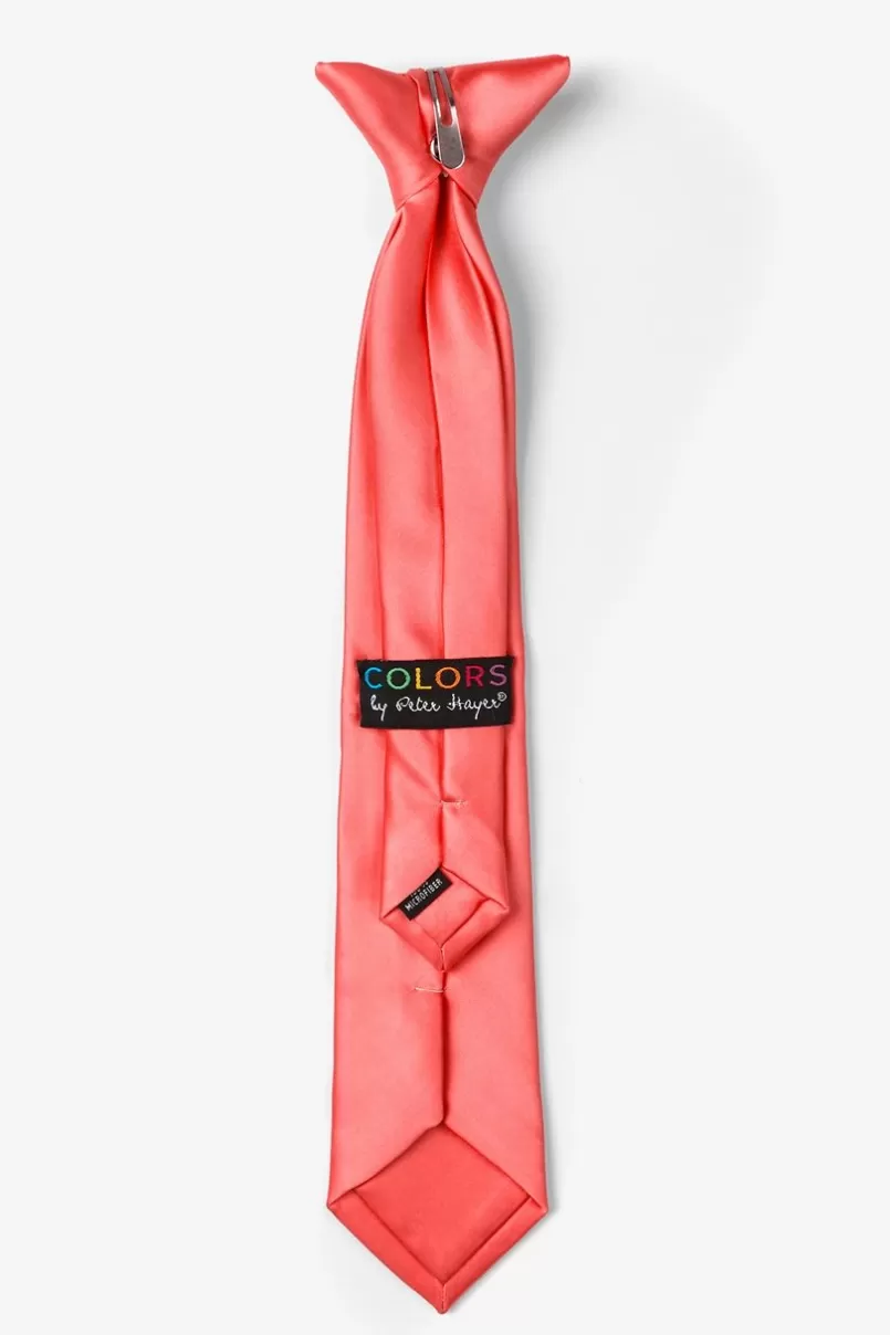 Ties Clip-on Tie For Boys Coral Best